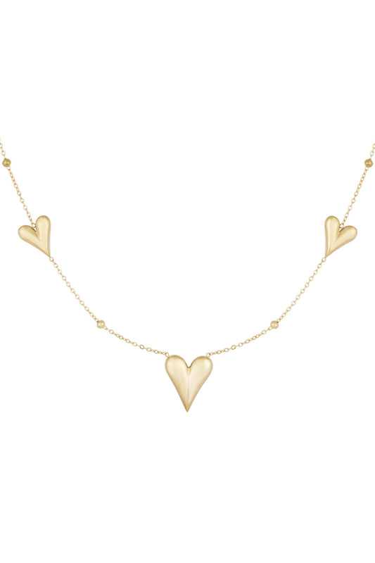3 harten ketting
